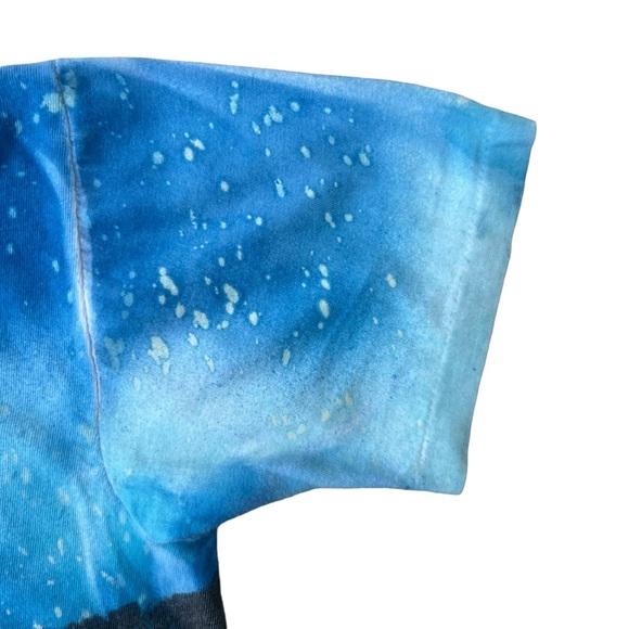 90s Single Stich Ocean Killer Whales Big Fish Nature Animals AOP Graphic vintage - Picture 7 of 10